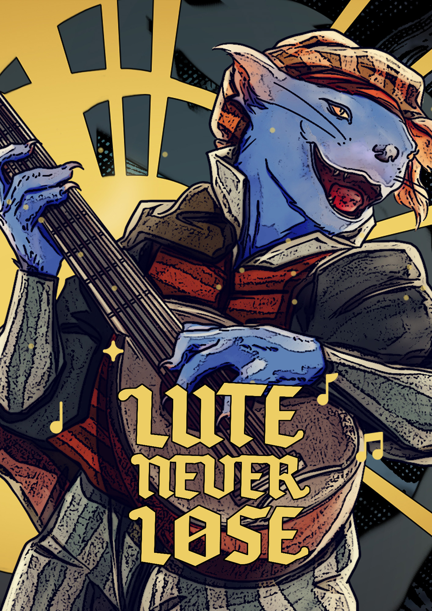 Lute Never Lose Poster